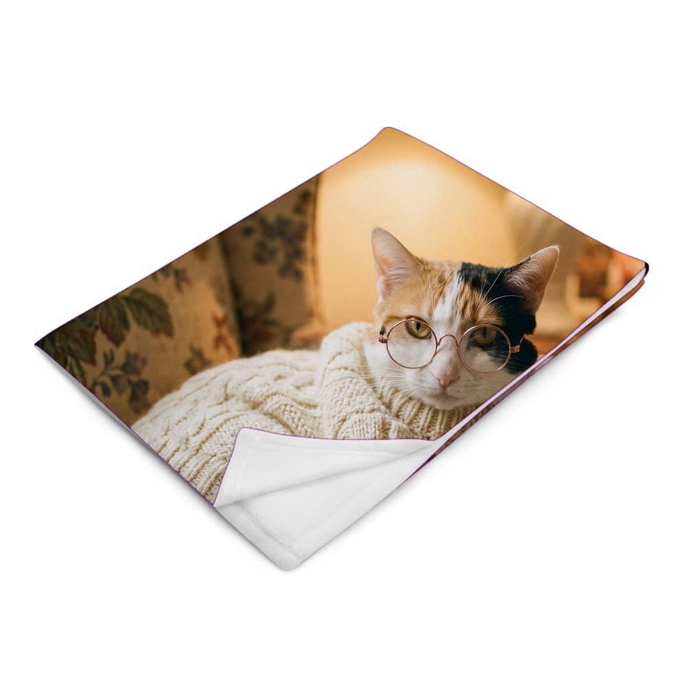 Custom pet throw blanket